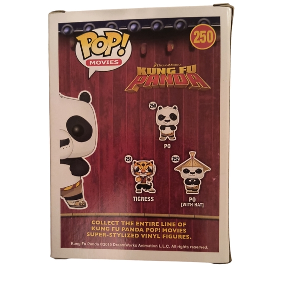 NWT PO #250 Funko Pop Collectible Kung Fu Panda Po - Picture 8 of 11